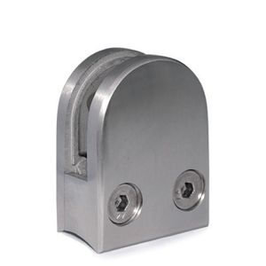 morsetto per vetro in acciaio inox / per pannelli / per parapetto