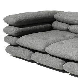 divano design originale / in tessuto / 2 posti / 3 posti