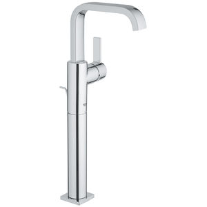 miscelatore per lavabo / in metallo cromato / da bagno / 1 foro