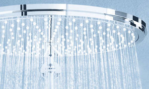 soffione doccia da soffitto / rotondo