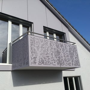 Ringhiera in hpl / a pannelli / da esterno / per balcone ... Ringhiere pannelli per balconi