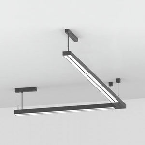 luce a sospensione / LED / lineare / in alluminio estruso