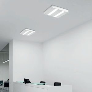 luce da incasso a soffitto / LED / lineare / quadrata