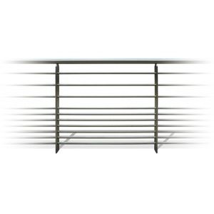 ringhiera in acciaio inox / a sbarre / da esterno / per scala
