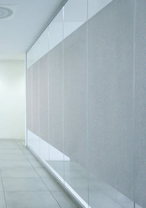 pannello acustico a muro / in tessuto / a doppia faccia / per ufficio