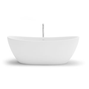 vasca da bagno da appoggio / ovale / in pietra