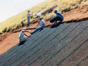 geogriglia di consolidamento / antierosione / per muro di contenimento / tridimensionale