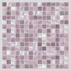 mosaico da interno / da parete / in vetro / motivo geometrico