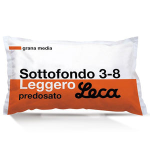massetto leggero / isolante / di argilla espansa
