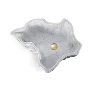 lavabo da appoggio / in marmo / design originale