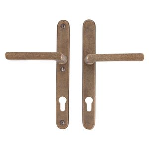maniglia per porta / in bronzo / in ferro / classica