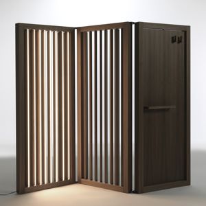 separatore di spazi in legno