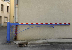 barriera di controllo accessi / a bilico / in acciaio / per spazio pubblico