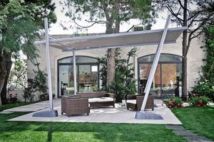 pergola autoportante / in alluminio / in PVC
