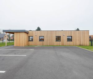 edificio prefabbricato / passivo / in legno / per asilo nido
