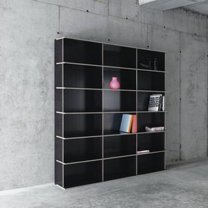 libreria modulare / moderna / per ufficio / in legno compensato