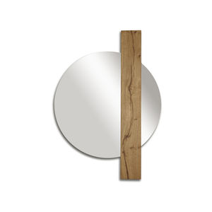 specchio a muro / design originale / rettangolare / circolare