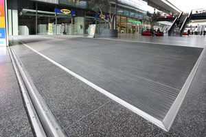 tappeto d'ingresso per edifici pubblici / per ufficio / in alluminio / con profili