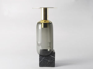 vaso moderno / in vetro / in maiolica / in marmo