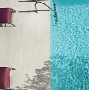 piastrella per bagnasciuga di piscina / da pavimento / in gres porcellanato / opaca