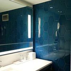piastrella da bagno / da parete / in ceramica / motivo geometrico