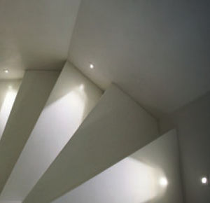 luce da incasso a muro / LED / rettangolare / in alluminio verniciato