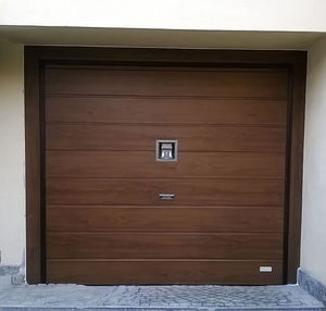porta da garage sezionale / in metallo / in schiuma di poliuretano / automatica