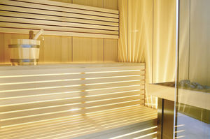 sauna finlandese / per uso residenziale / in legno / per interni