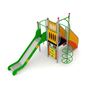 struttura ludica in PEHD / in acciaio inox / in acciaio galvanizzato / per parco giochi