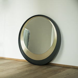 specchio a muro / moderno / tondo / professionale