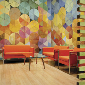 rivestimento murale in vinile / per uso professionale / a motivo stampato / a effetto dimensionale