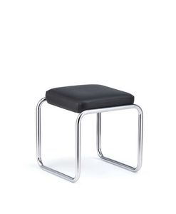 sgabello design Bauhaus / in pelle / in acciaio / professionale