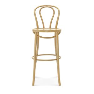 sedia alta classica / in legno / per ristorante