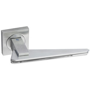 maniglia per porta / in ottone / moderna / cromata