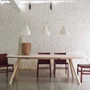 tavolo da pranzo moderno / in frassino / in MDF / rettangolare