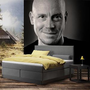 letto standard / matrimoniale / moderno / imbottito