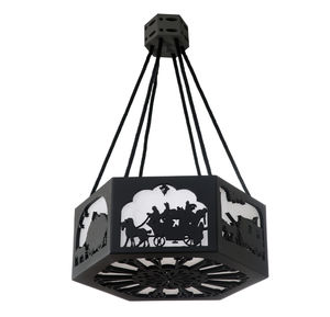 lampada a sospensione / design originale / in legno / da interno