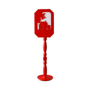 lampada da tavolo / design originale / in legno / da interno