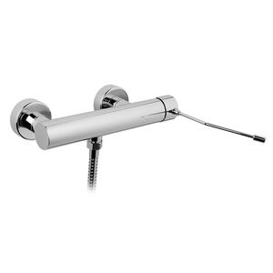 miscelatore da doccia / da parete / in ottone cromato / da bagno