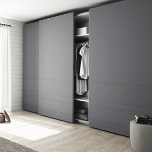 armadio moderno / in MDF / a porte scorrevoli / contract