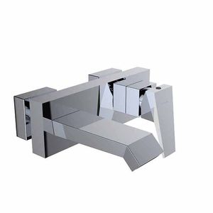 miscelatore da doccia / per vasca / da parete / in ottone cromato