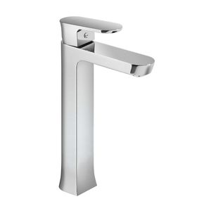 miscelatore per lavabo / in ottone cromato / da bagno / 1 foro