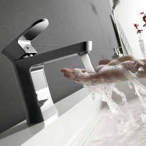miscelatore per lavabo / in ottone cromato / da bagno / 1 foro