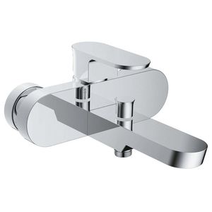 miscelatore da doccia / per vasca / da parete / in ottone cromato