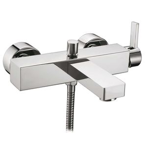 miscelatore da doccia / per vasca / da parete / in ottone cromato