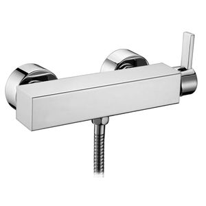 miscelatore da doccia / da parete / in ottone cromato / da bagno
