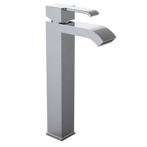 miscelatore per lavabo / in ottone cromato / da bagno / 1 foro