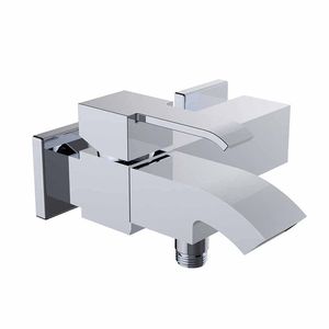 miscelatore da doccia / per vasca / da parete / in ottone cromato