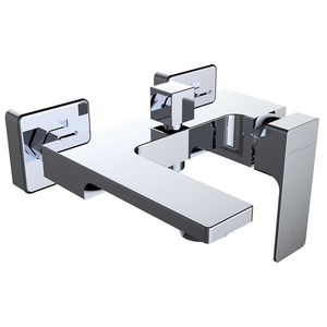miscelatore da doccia / per vasca / da parete / in ottone cromato