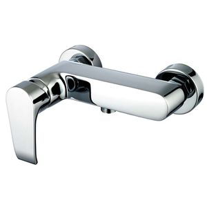 miscelatore da doccia / da parete / in ottone cromato / da bagno